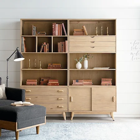 Era Mid-Century Modern Large Bookcase